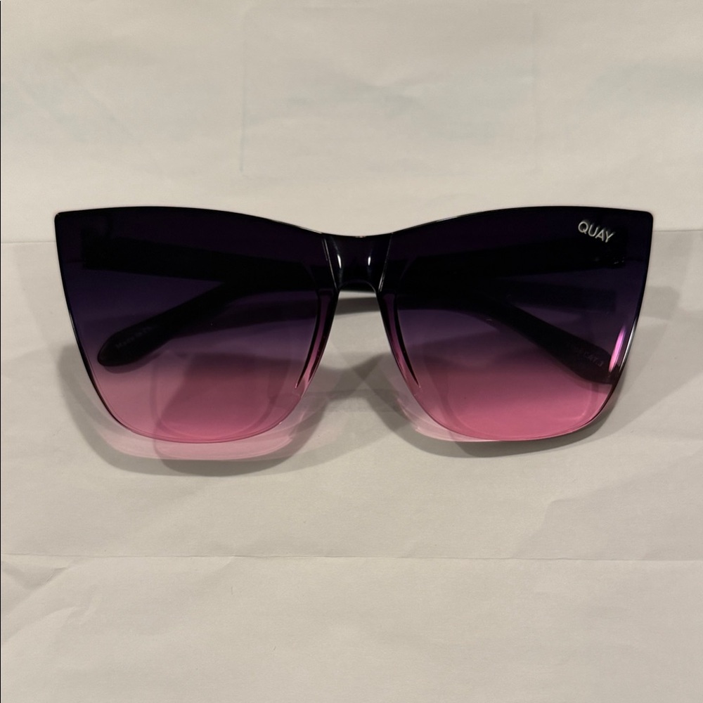 Quay Australia Gradient Sunglasses in Purple and Pink